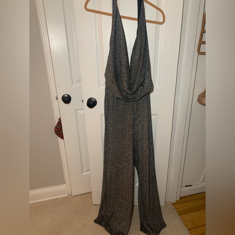 Sparkle Grey Jumpsuit